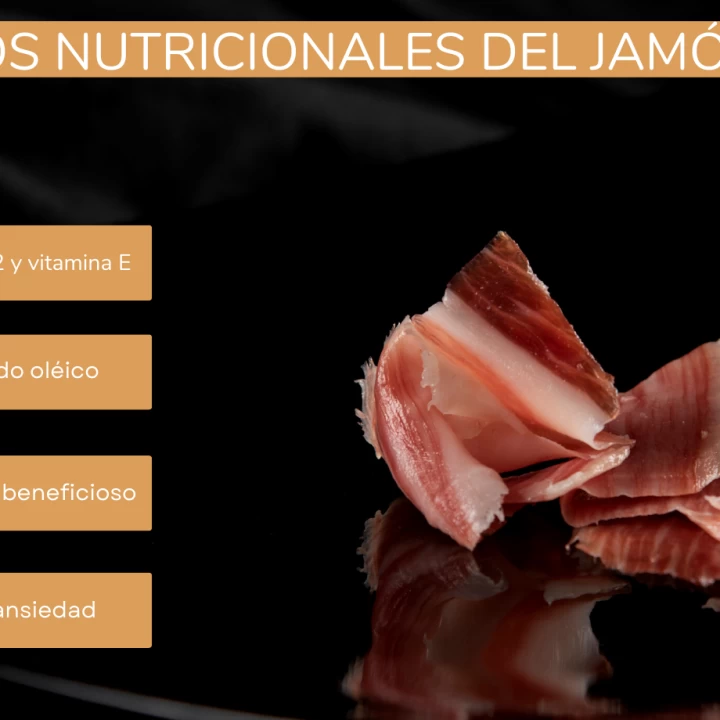 Beneficios nutricionales del jamón ibérico