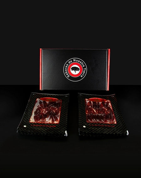 Pack 3: 10 sachets of 50% Iberian free-range acorn-fed shoulder ham