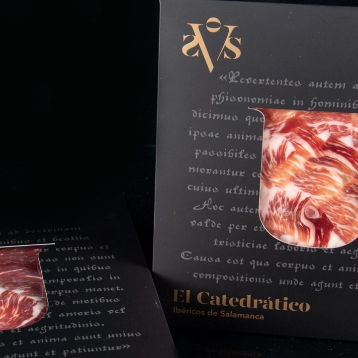 Sobres Jamón de bellota ibérico 100% raza ibérica El Catedrático